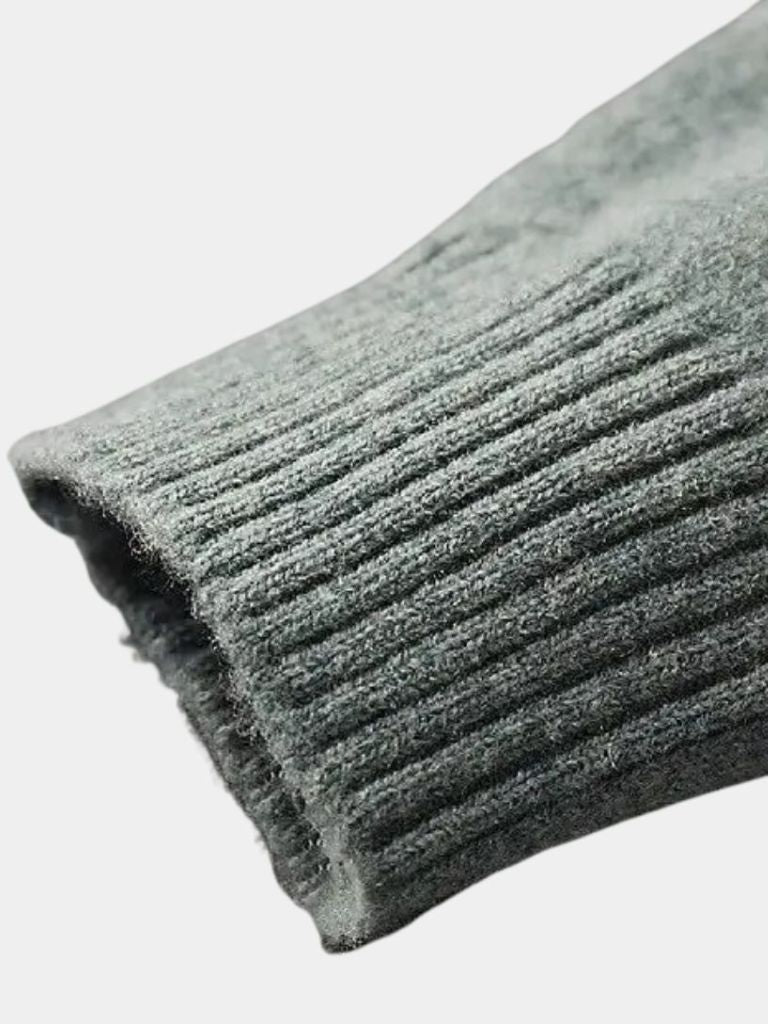 100% Merino Wool Turtleneck Sweater for Men