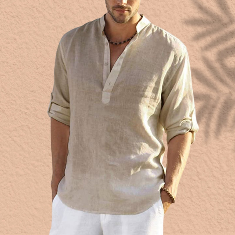 Ben | Casual Linen Long Sleeve Shirt
