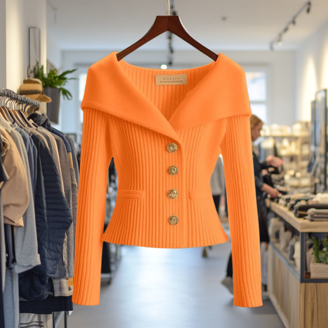 Juliana Elegant Cardigan with Buttons for Women