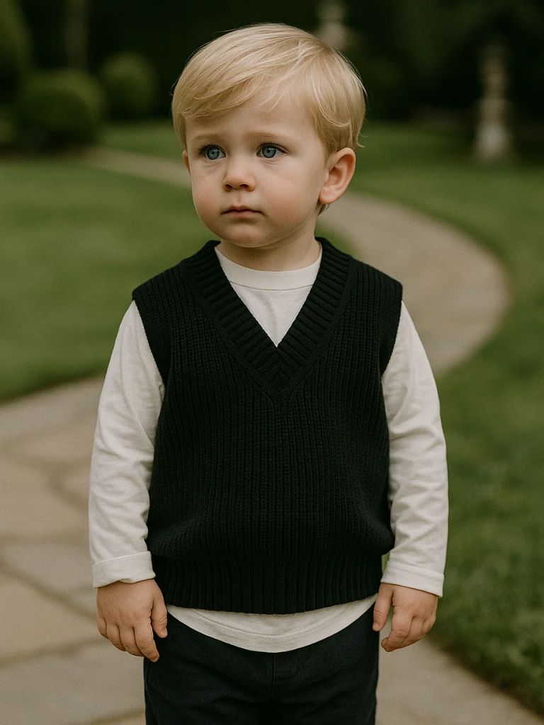 Aristo Court Kids Knit Vest - Cross & Crown