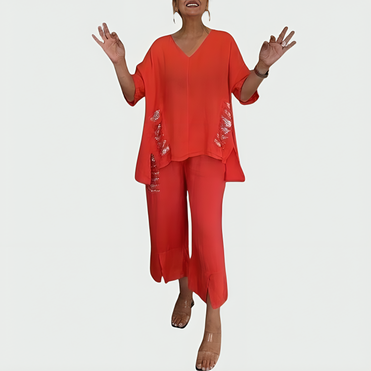 Harriet Flowy Two-Piece Summer Set