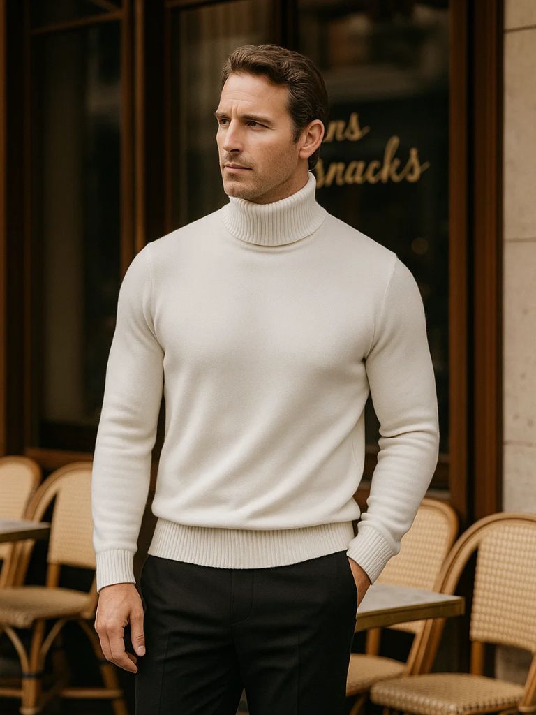 Aurelius Wool Turtleneck - Cross & Crown