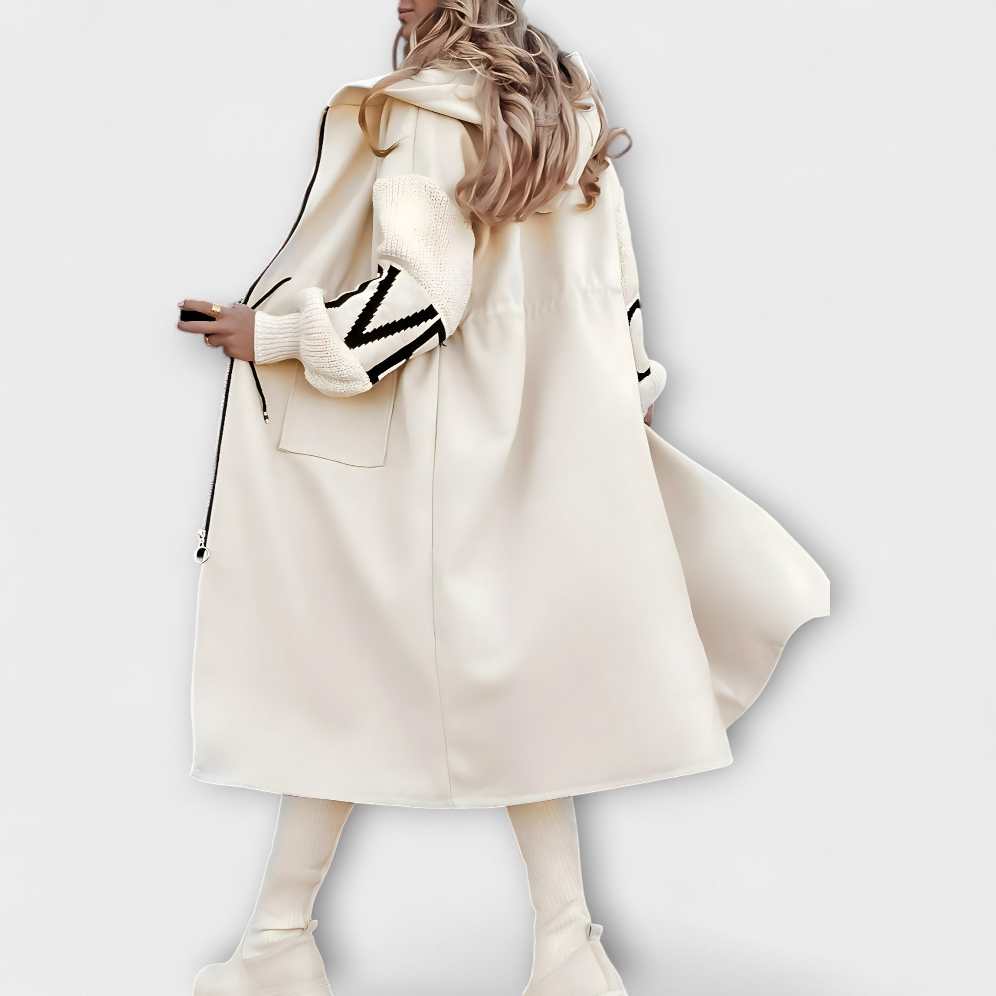 Rosana - Elegant Hooded Coatigan