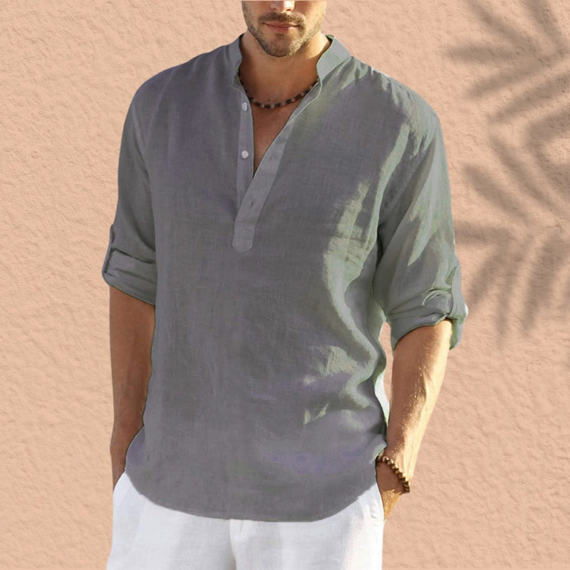 Ben | Casual Linen Long Sleeve Shirt