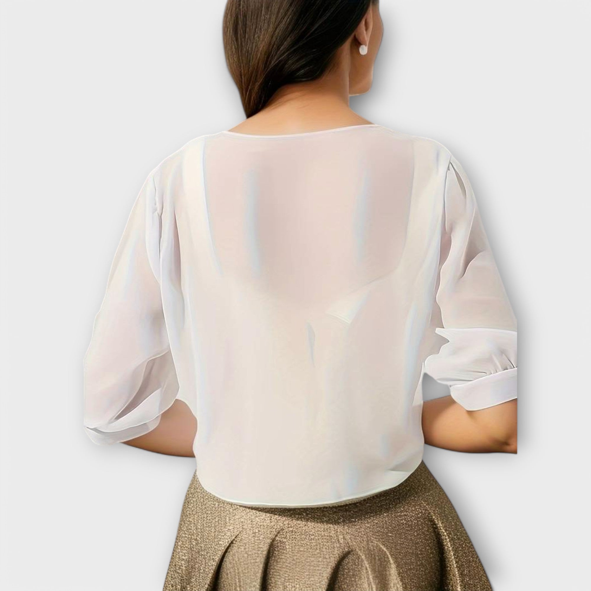 Blouse with Open Front for Women