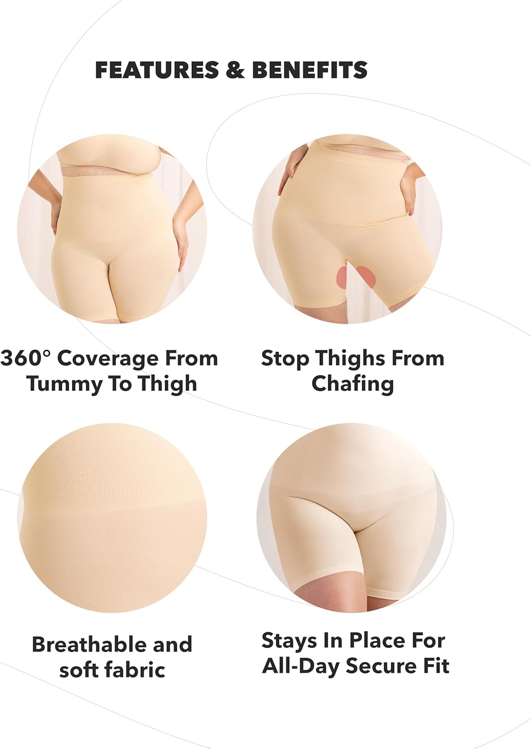 Shapermint High Waisted Shaper Shorts