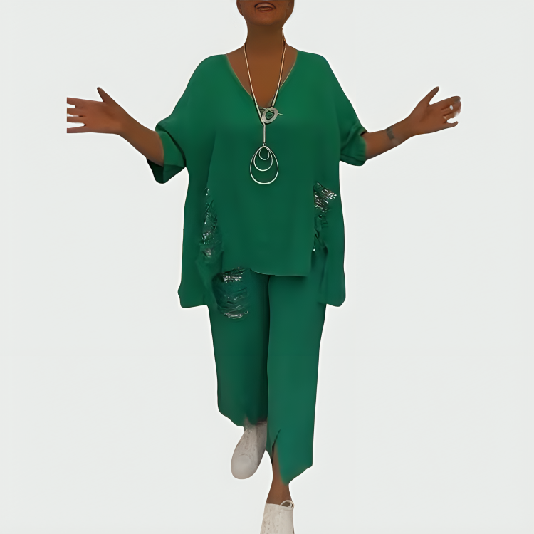 Harriet Flowy Two-Piece Summer Set