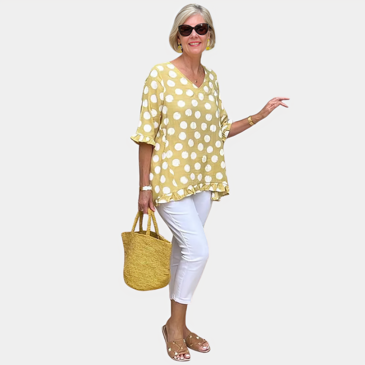 Chloe Classic V-Neck Blouse