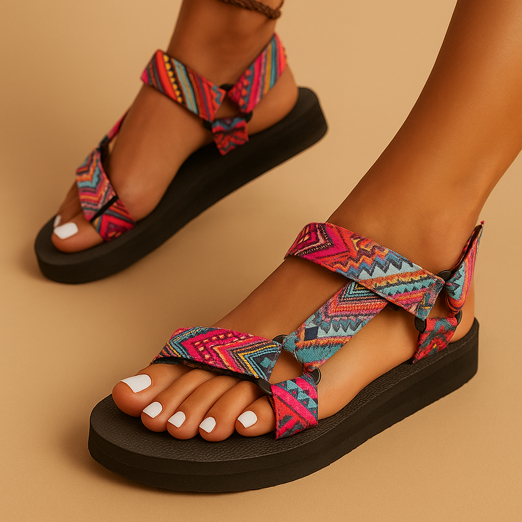 Boho rope gladiator sandals for women | Isla