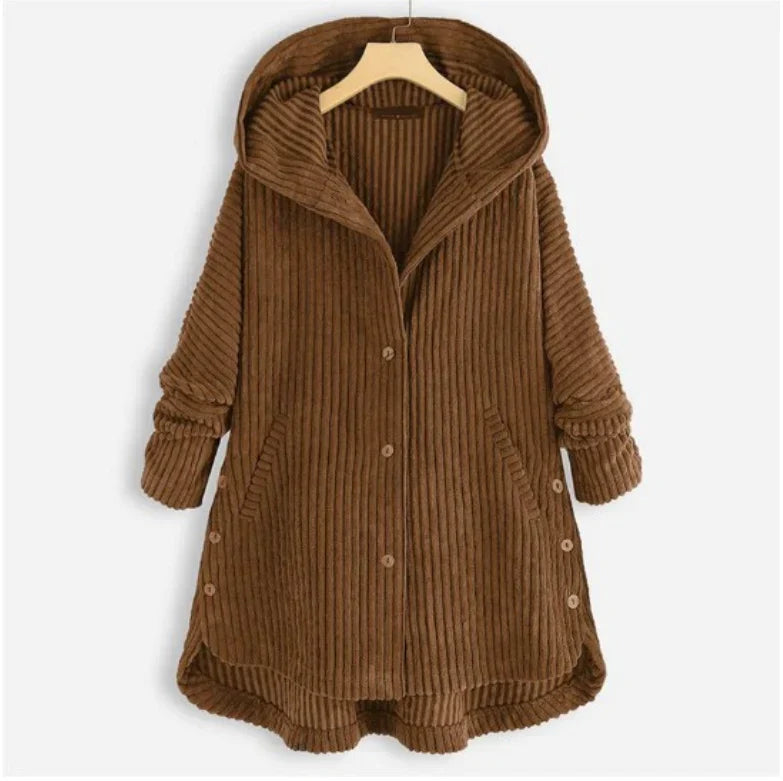 Warm Corduroy Coat for Women