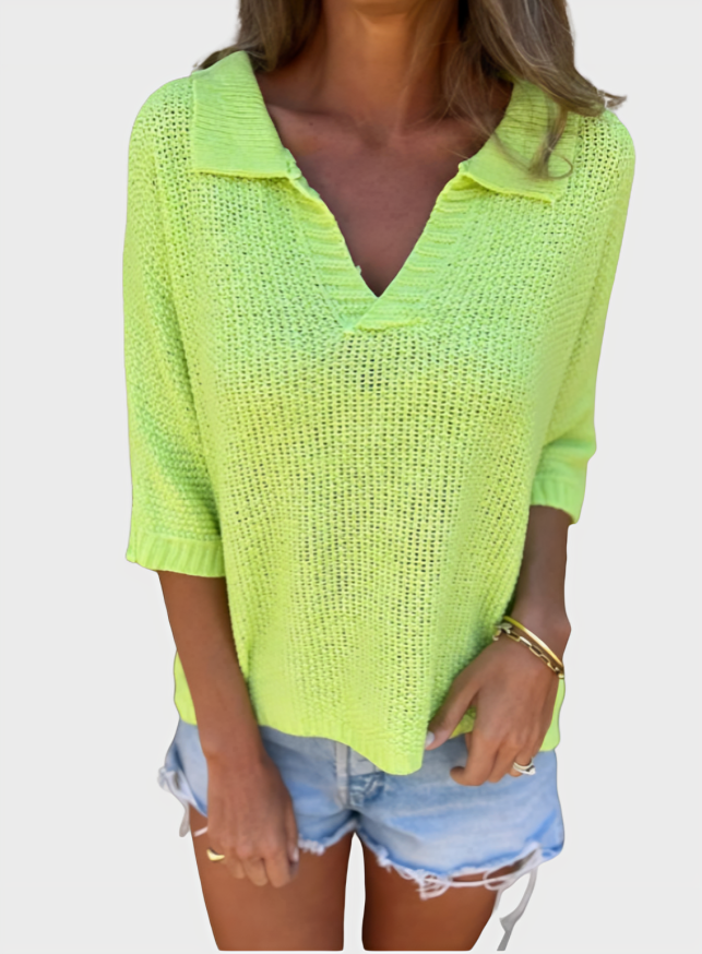 Gariele Relaxed Knitwear Top
