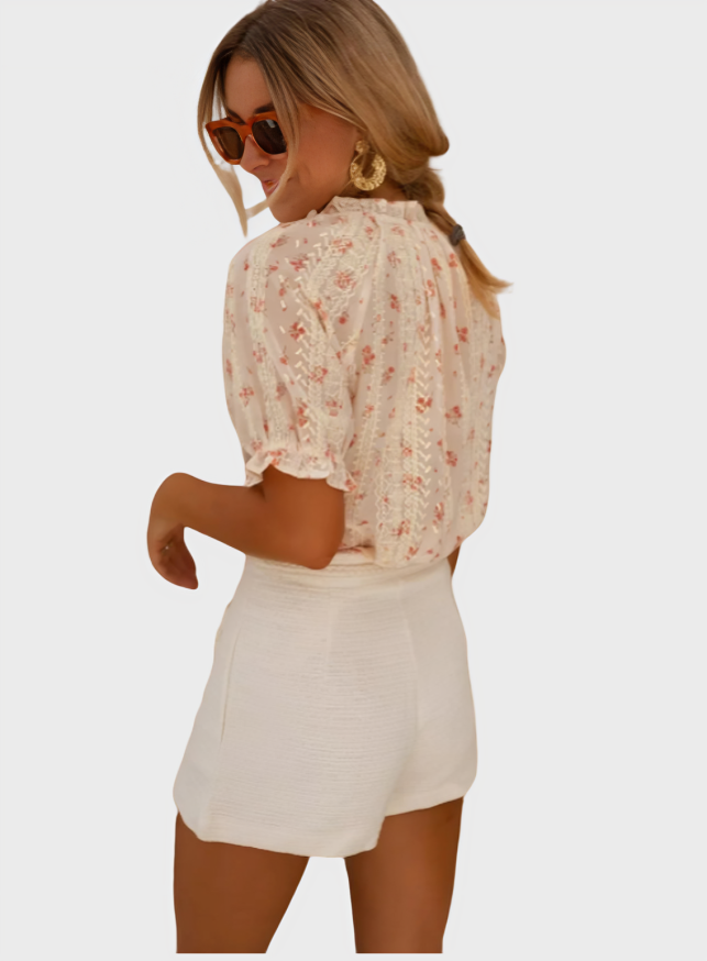 Elina The Floral Blouse