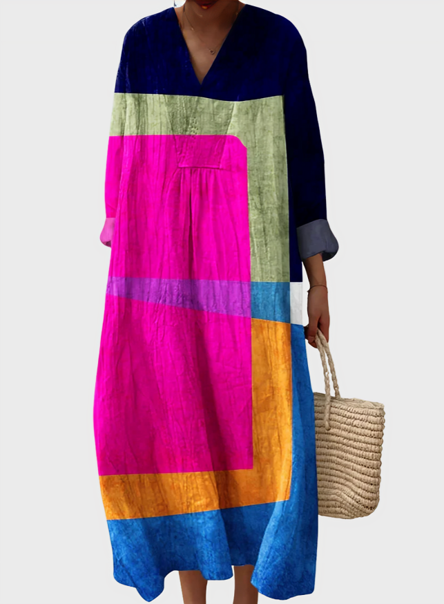 Sina Kunst Cotton-Linen Dress