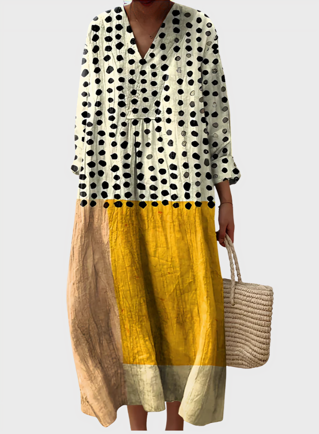 Fani Kunst Timeless Cotton-Linen Dress