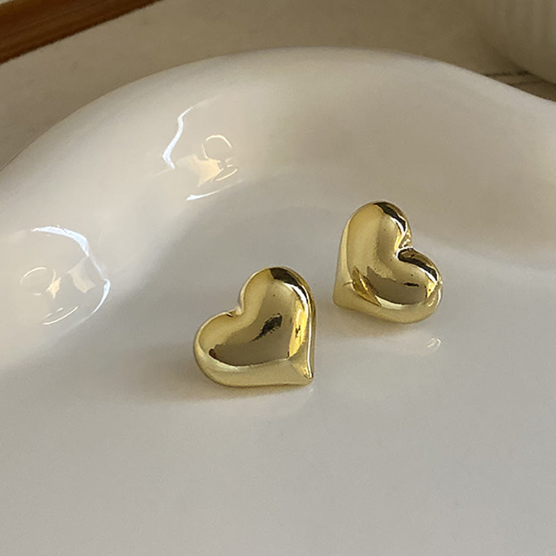 Elegant Heart-Shaped Earrings
