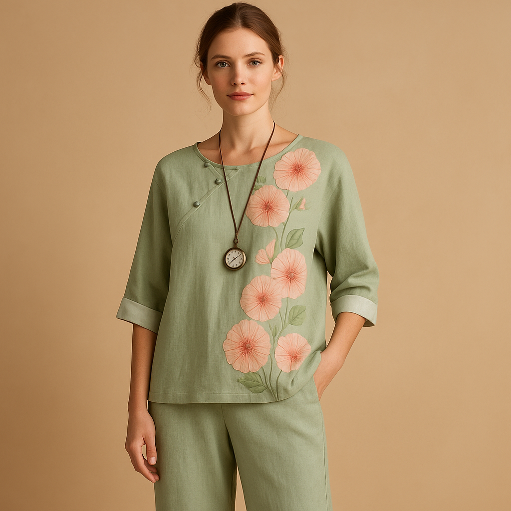 Lightweight two-piece spring summer set for women | Nena