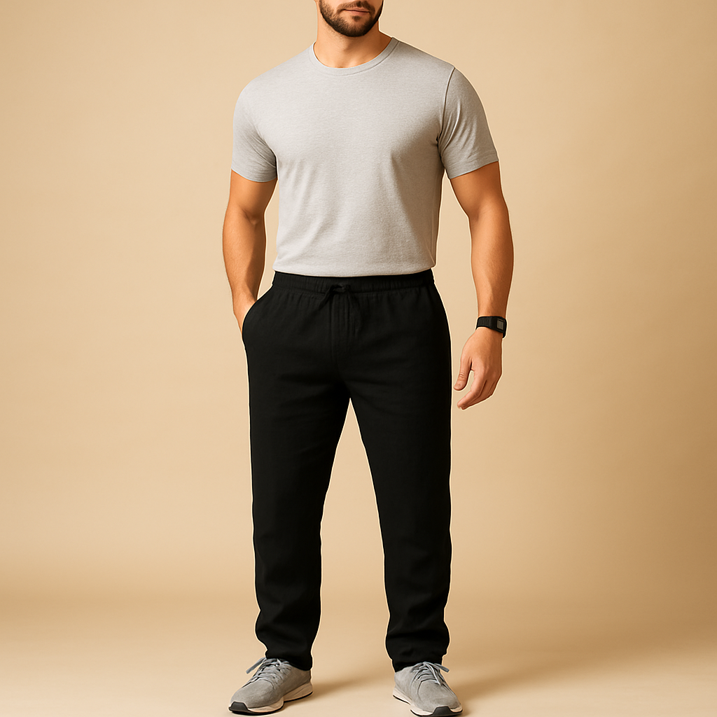 Lightweight breathable casual trousers for men | Oliver