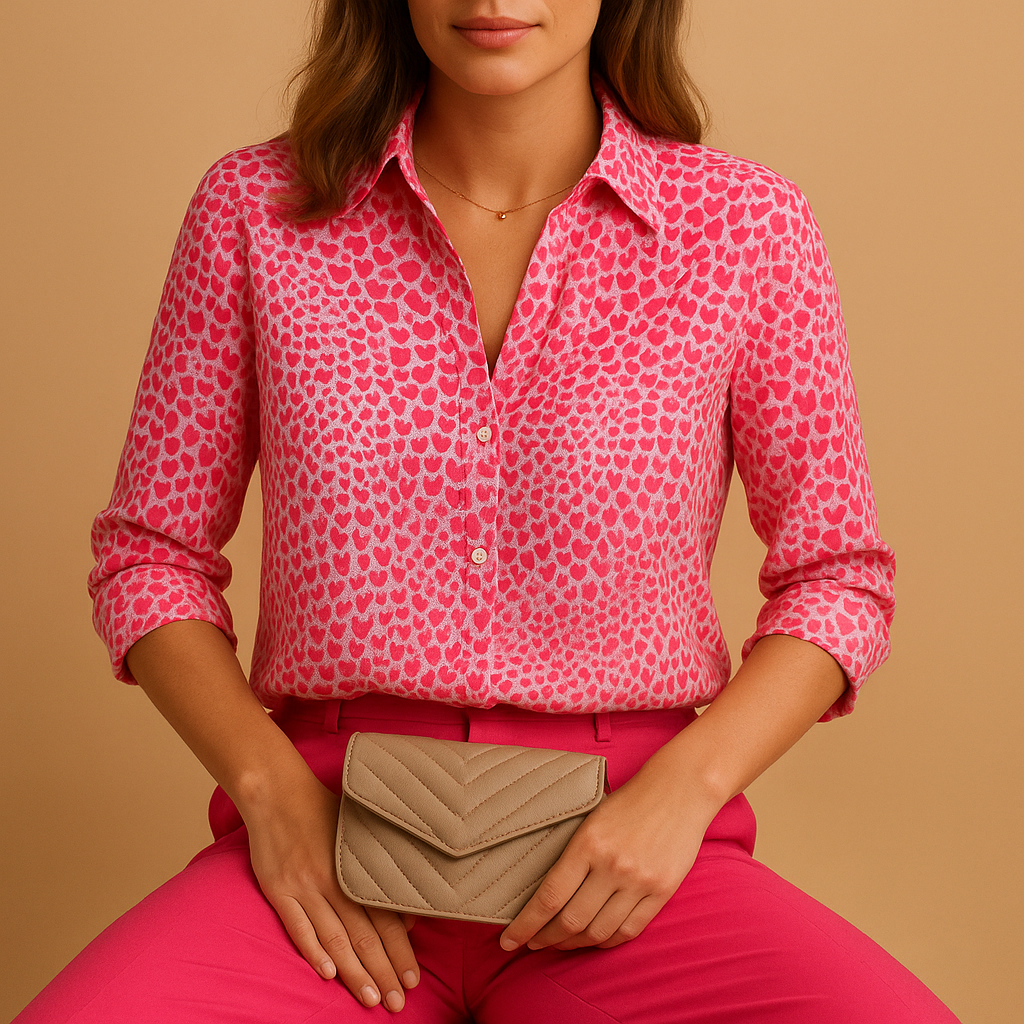 Printed lightweight blouse for women | Sienna