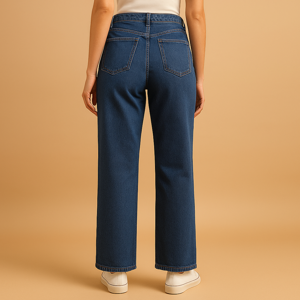 Loose fit high-waisted jeans for women | Fleur