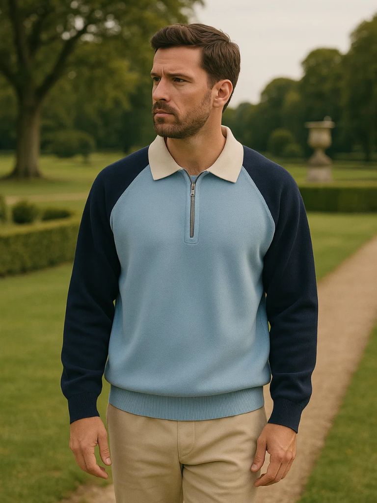 Essential Polo Sweater for Men
