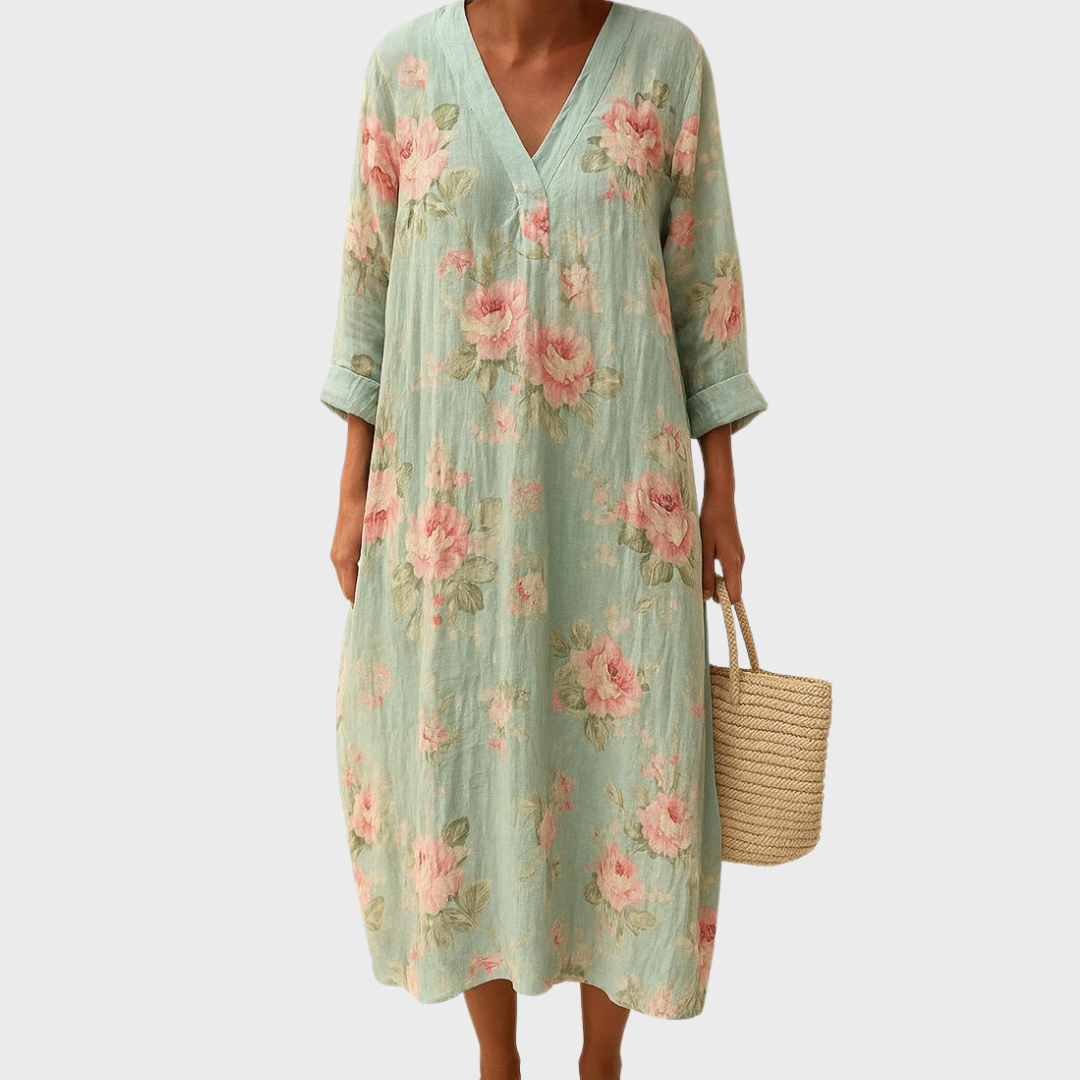 Sopie Elegant Cotton Dress