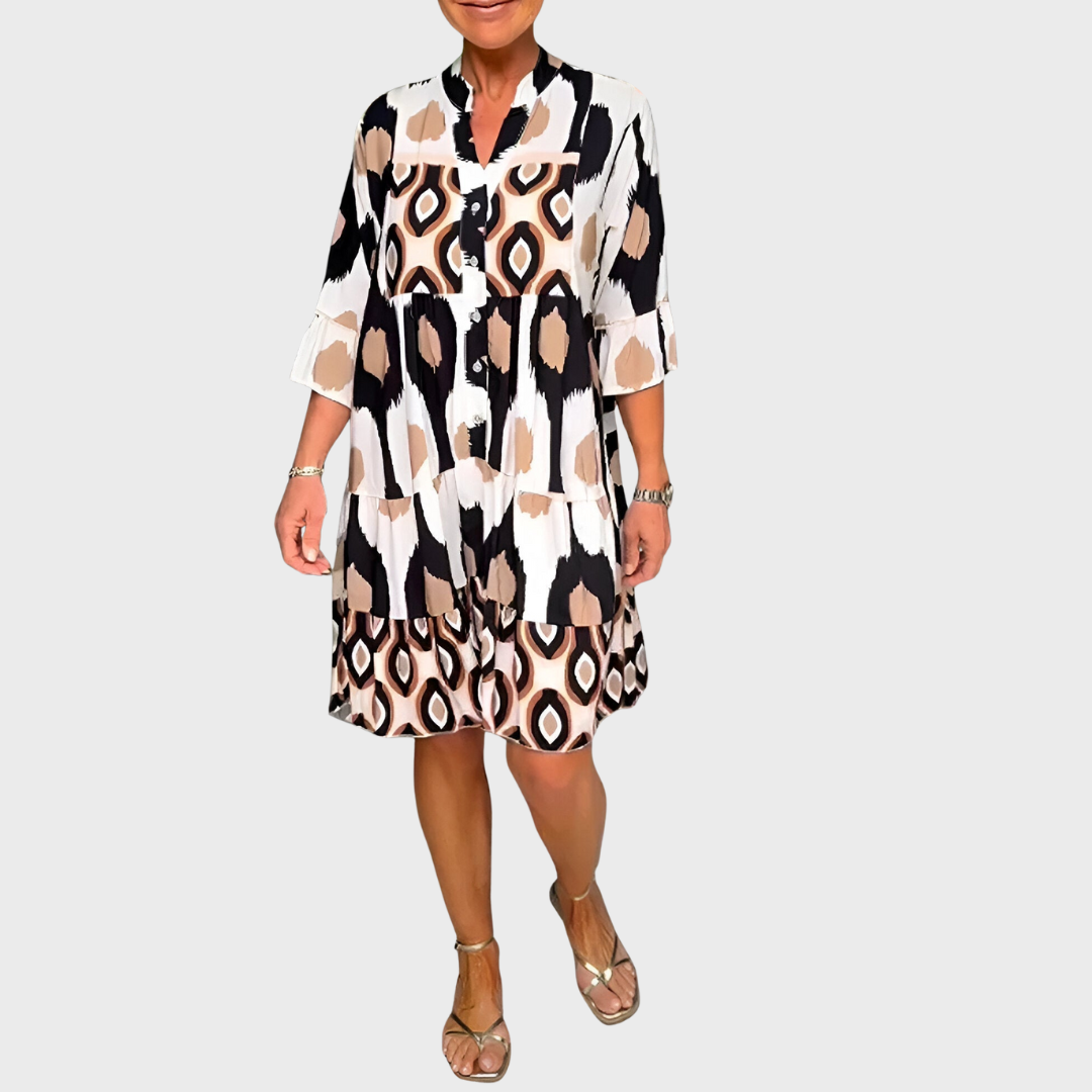 Lavira Elegant Midi Dress