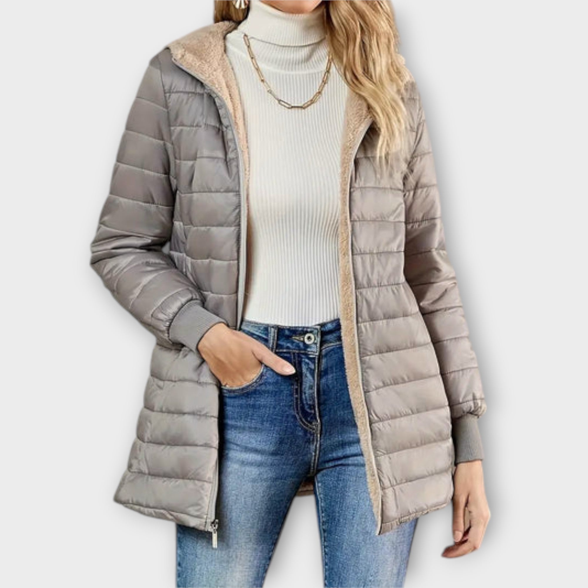 Casual winter jacket for women