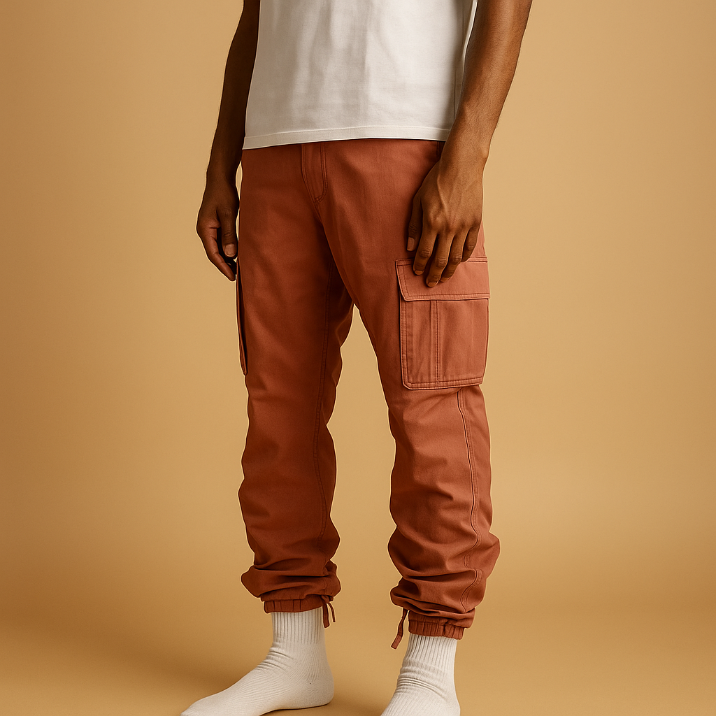 Regular fit cargo trousers for men with multiple pockets | Oliver