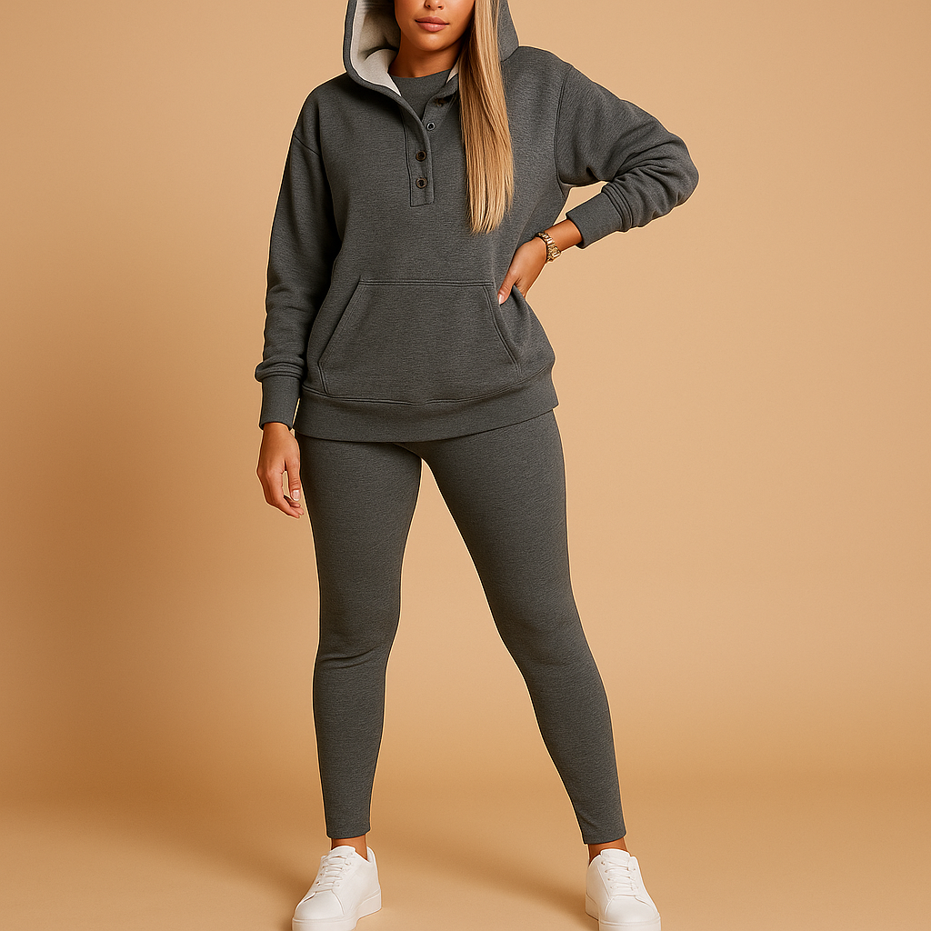 Relaxed hoodie and jogger set for women | Sierra
