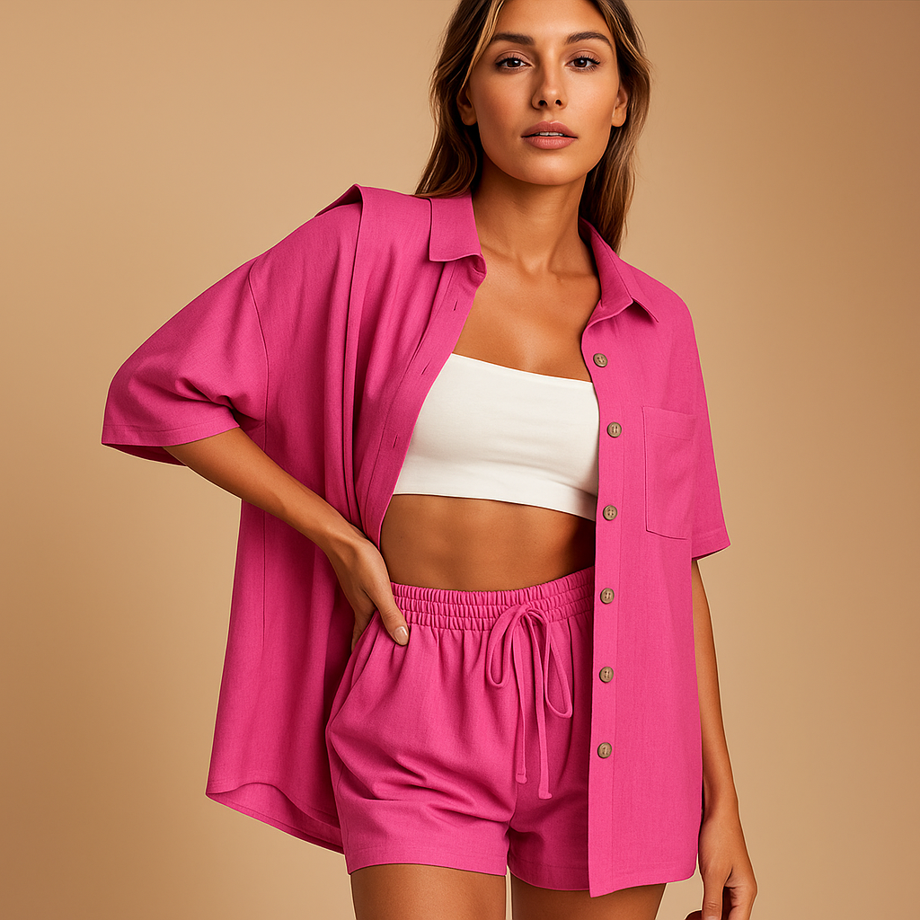 Relaxed summer loungewear set for women | Celina