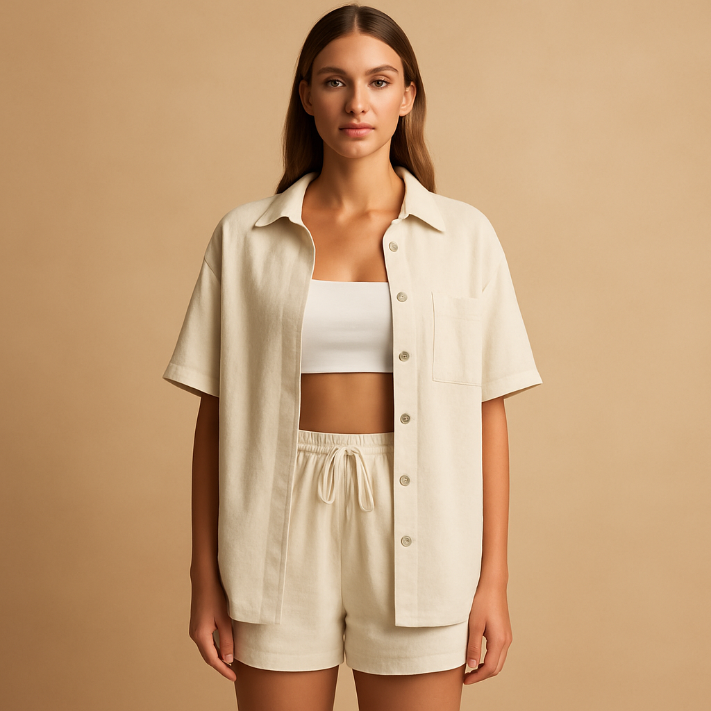 Relaxed summer loungewear set for women | Celina