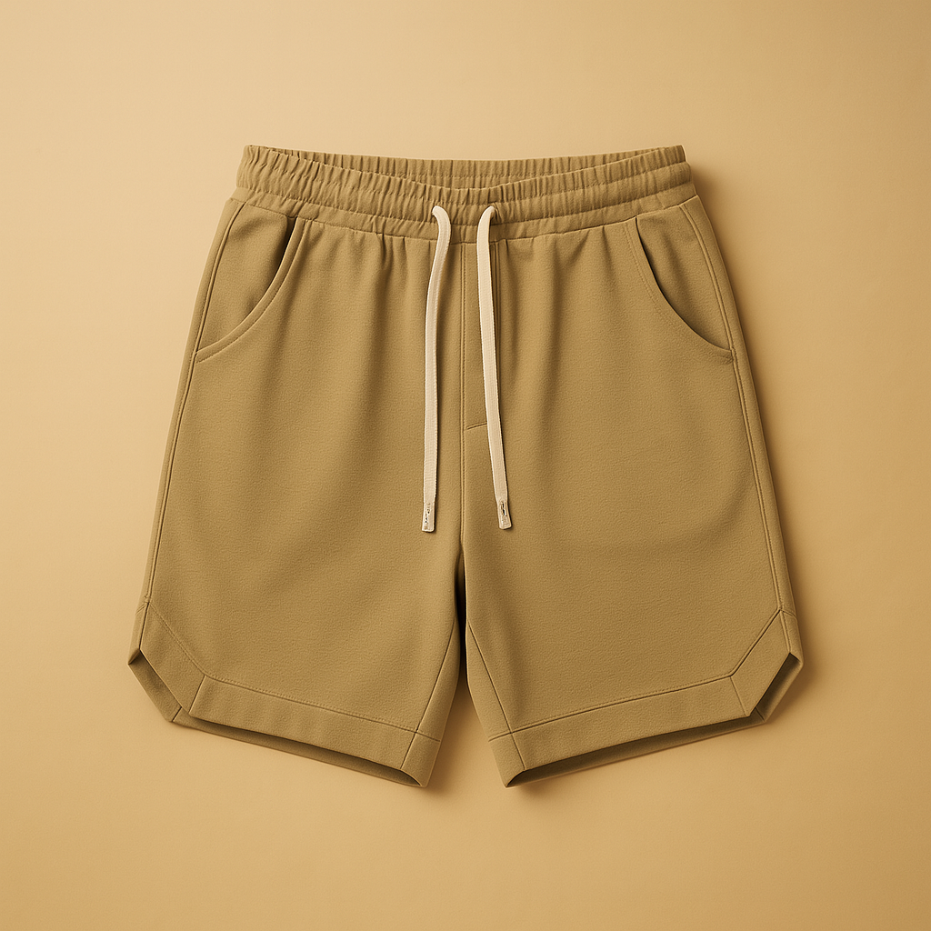 Retro sports shorts with elastic waistband for men | Ethan