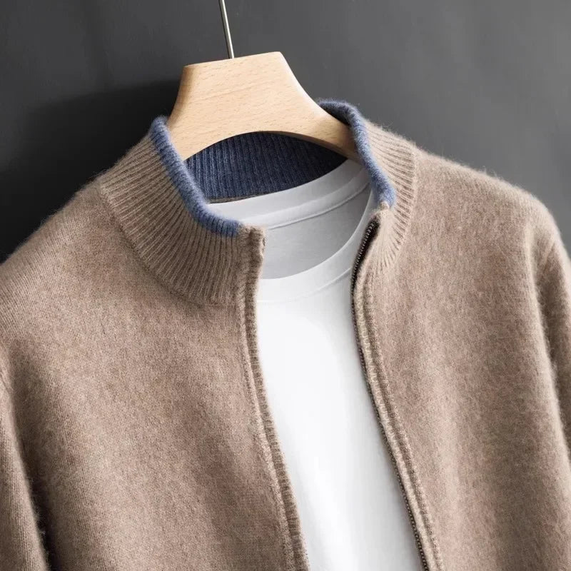 Levi | Cashmere Zip Jacket