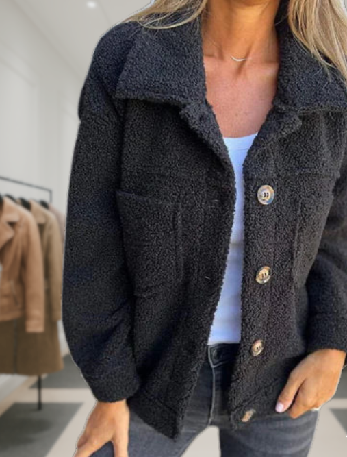 Short Jacket with Lapels for Women