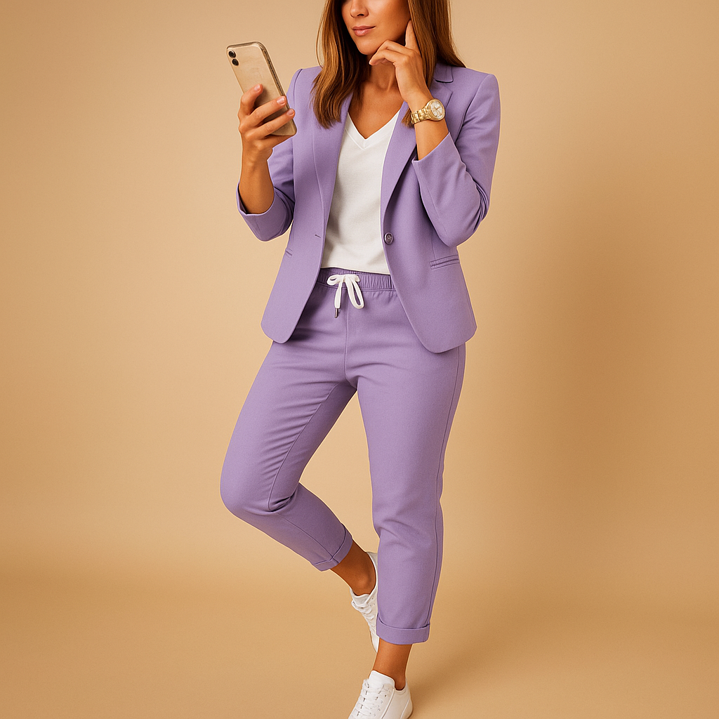 Tailored blazer and trouser set for women | Merel