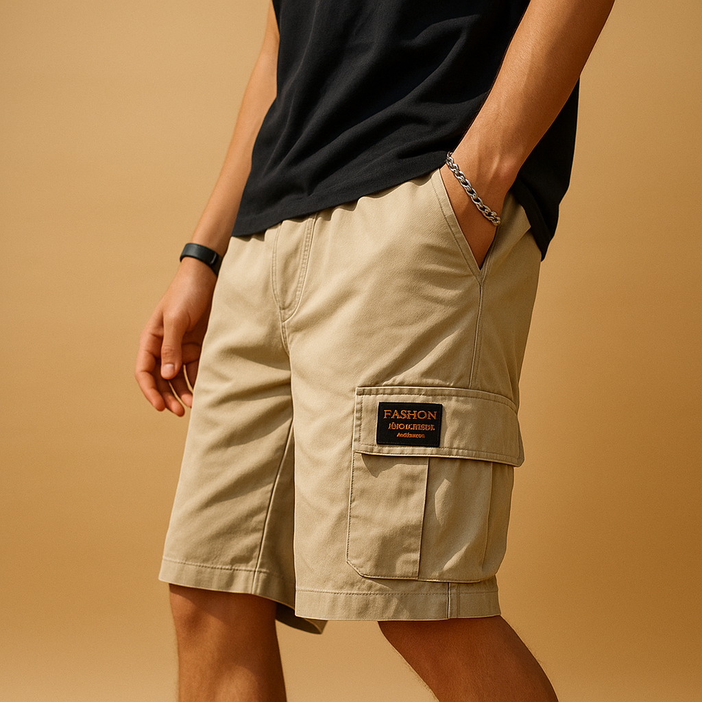 Utility cargo shorts for men | Mason
