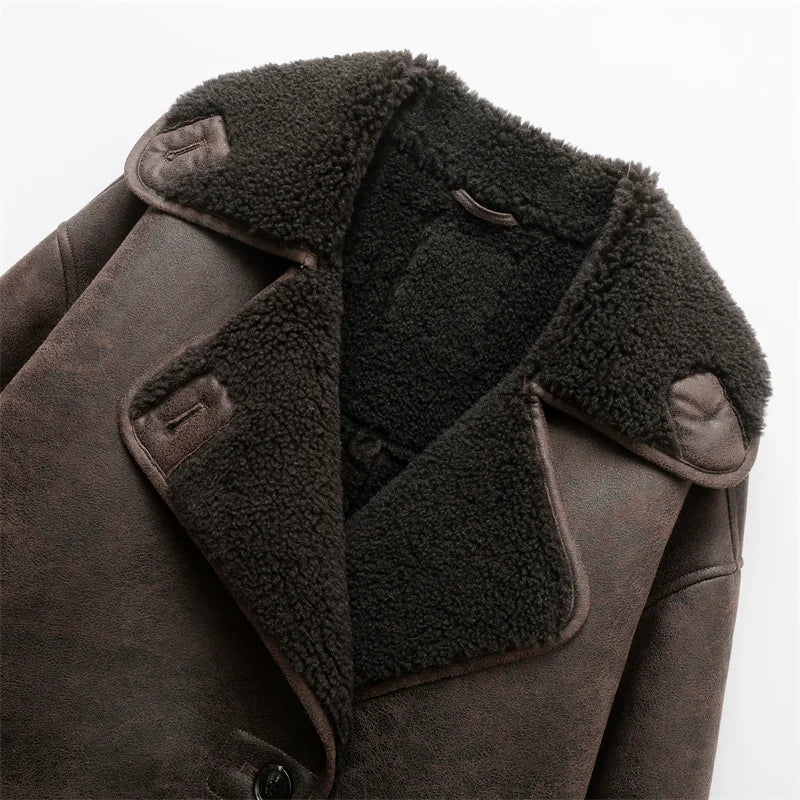 Edgy Leather Biker Jacket for Women