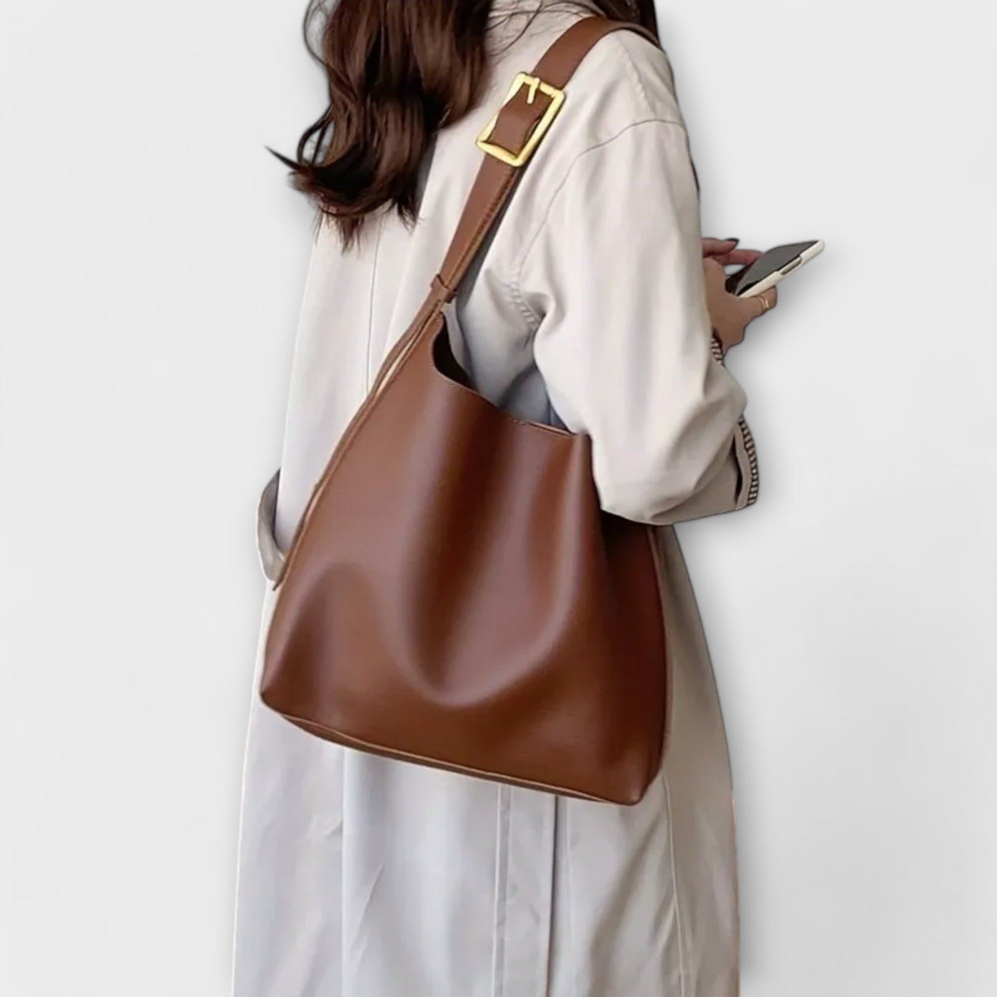 Claire – Elegant Leather Shoulder Bag