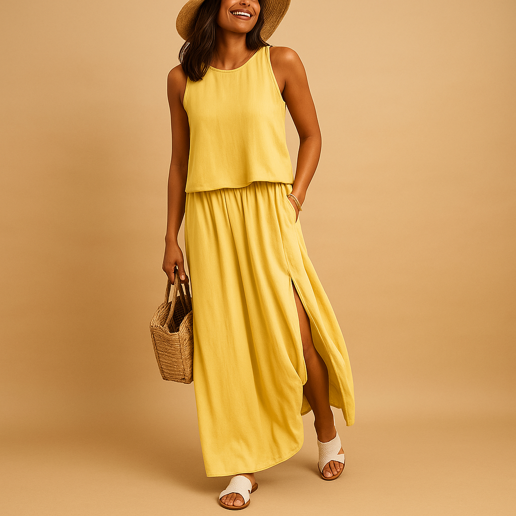 Airy summer dress for women with relaxed fit | Yara
