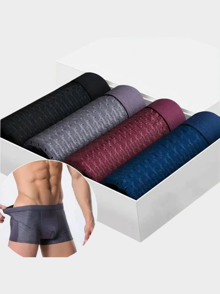 Bamboo Fiber Boxer Shorts - All-Day Comfort for Men