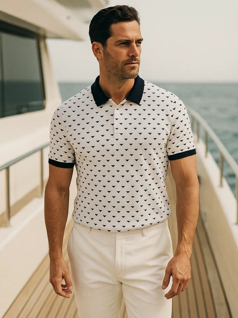 Belmont Navy Polo for Men
