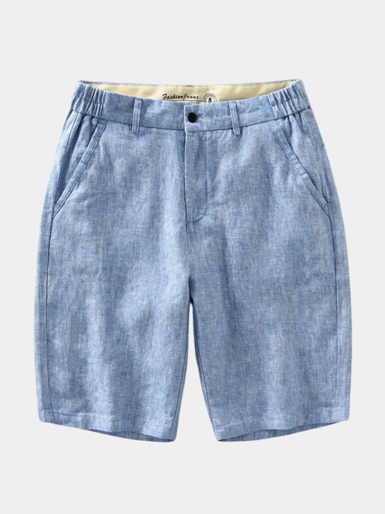Bleu Horizon Linen Shorts for Men
