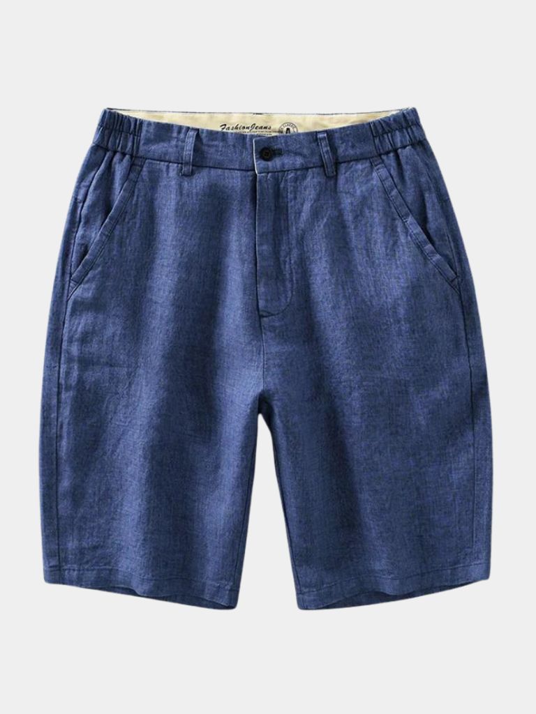 Bleu Horizon Linen Shorts for Men