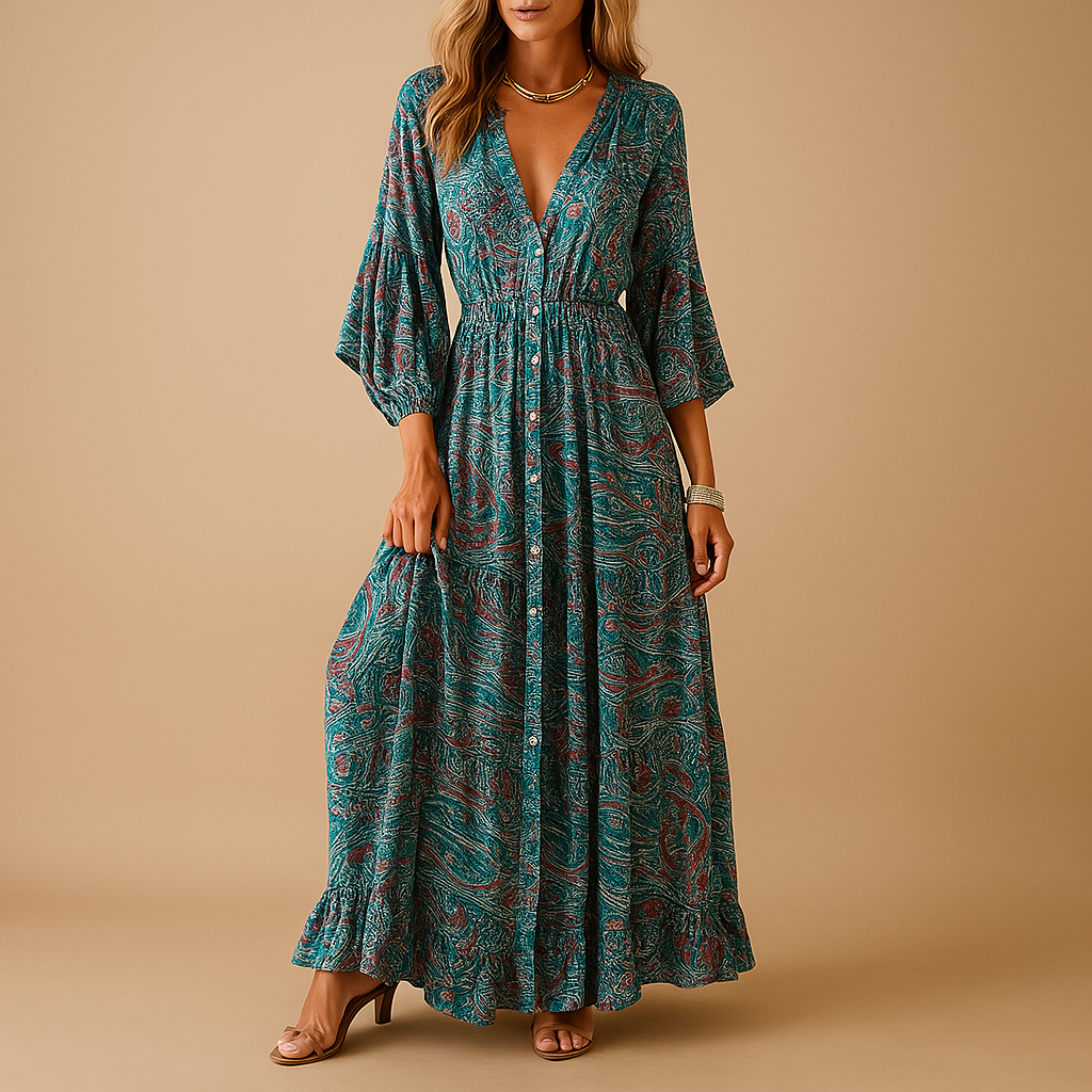 Boho maxi dress for women | Elise