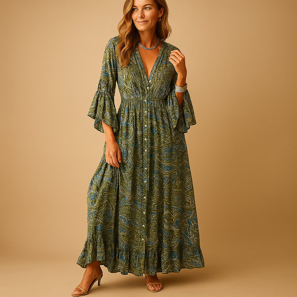 Boho maxi dress for women | Elise
