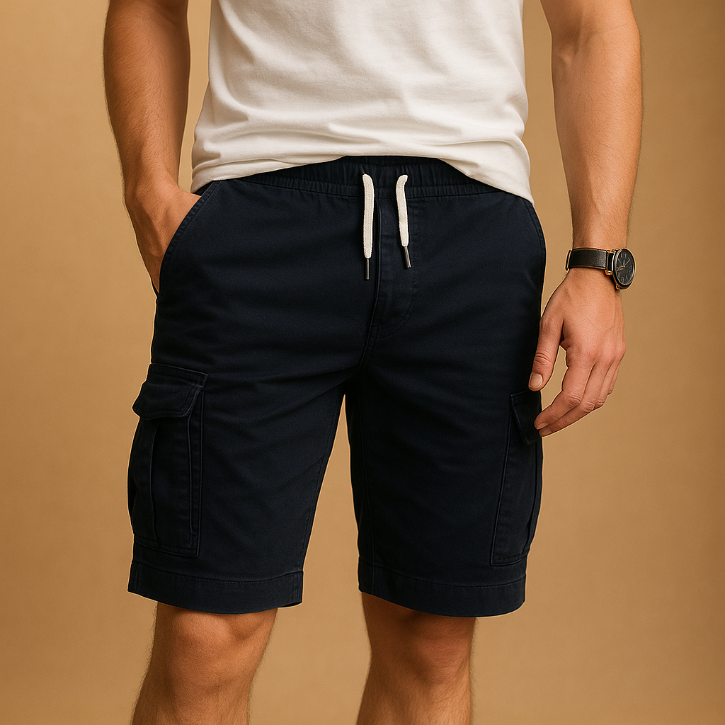 Breathable cargo shorts with pockets for men | Carter