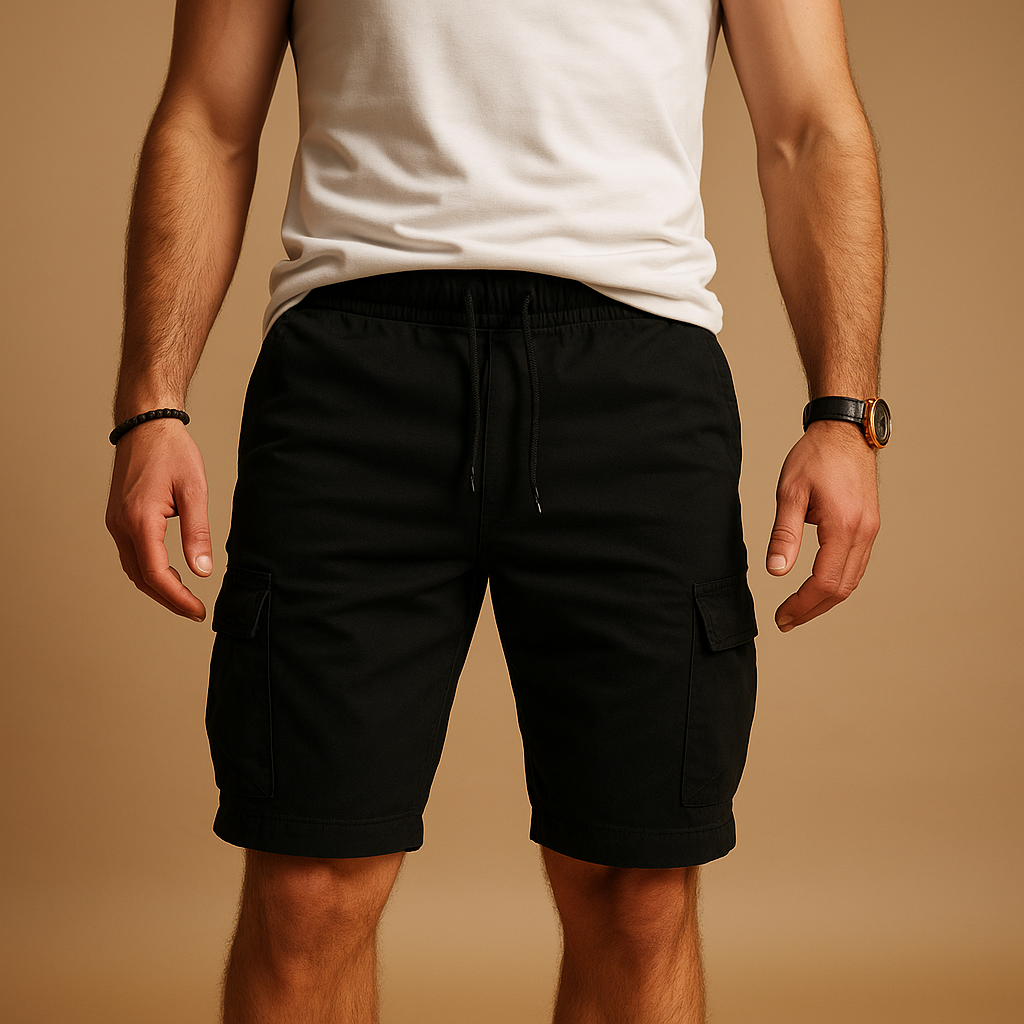 Breathable cargo shorts with pockets for men | Carter
