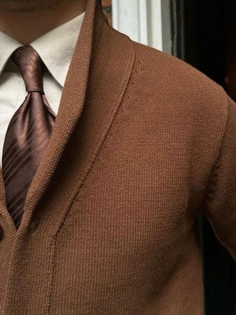 British Knit Cardigan for Men