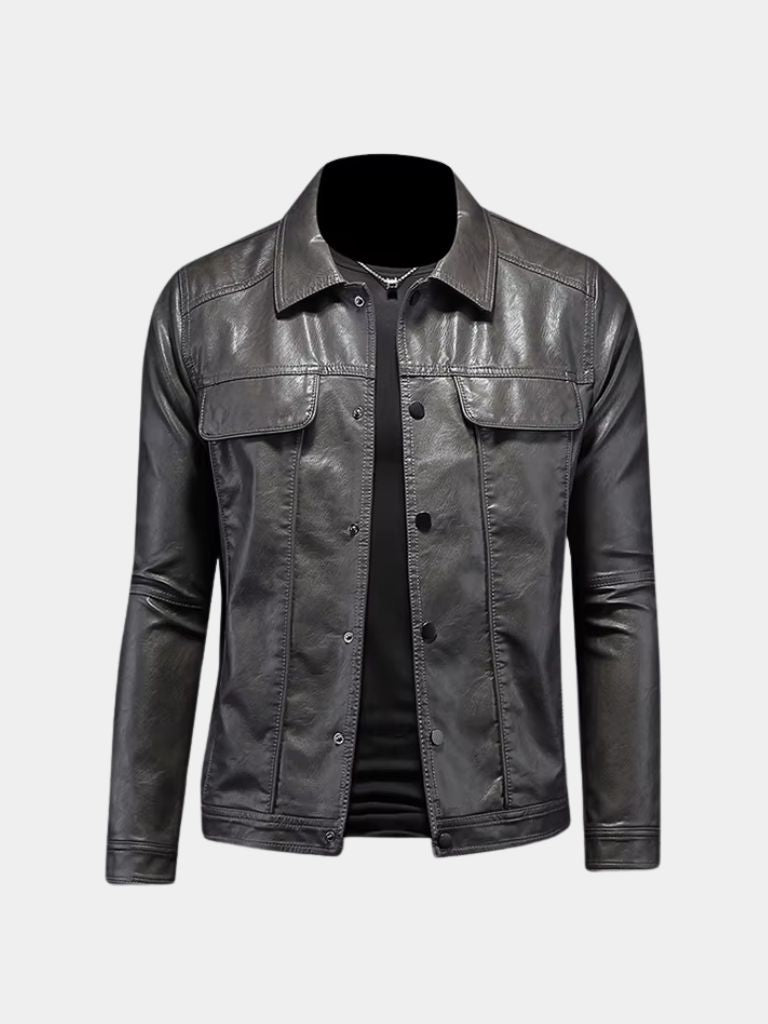 Bronze Rebel Leather Jacket for Men