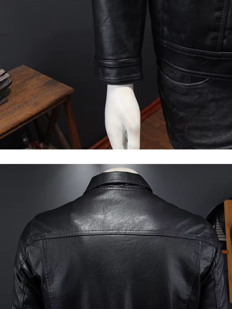 Bronze Rebel Leather Jacket for Men